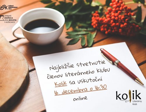 Stretnutie literárneho klubu KOLIK – online