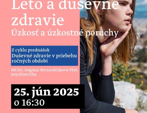 Leto a duševné zdravie: Úzkosť a úzkostné poruchy