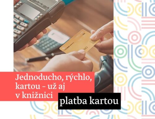 Platba kartou v knižnici