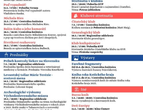 Program knižnice – máj