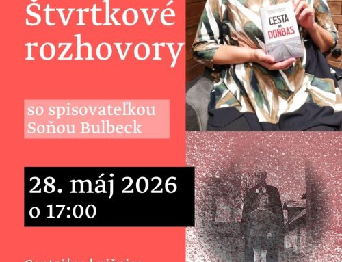 Štvrtkové rozhovory so spisovateľkou Soňou Bulbeck