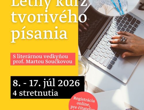 Letný kurz tvorivého písania – prihlásenie