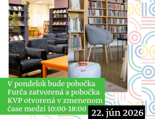 Zmena v pobočkách Furča a KVP