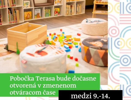 Zmena v pobočke Terasa