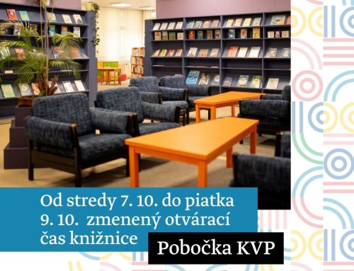 Zmena v pobočke KVP
